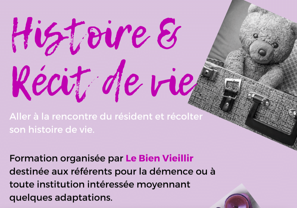 Formation : Histoire et récit de vie avec Le Bien Vieillir